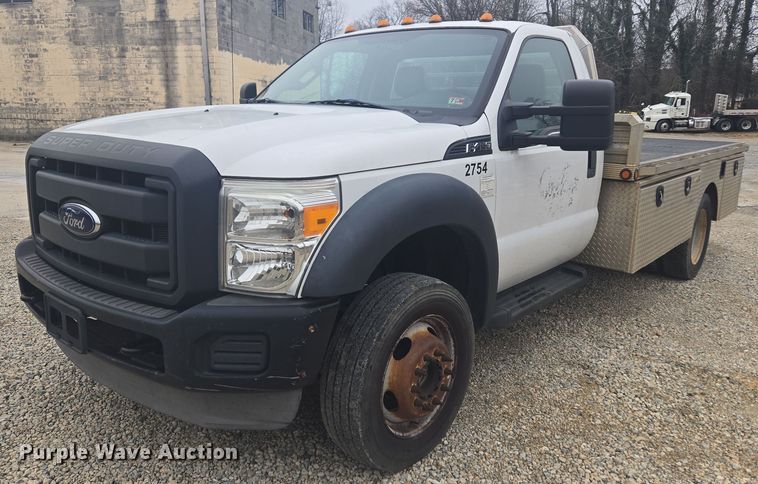 image for item EC3474 2013 Ford F450 Super Duty flatbed truck