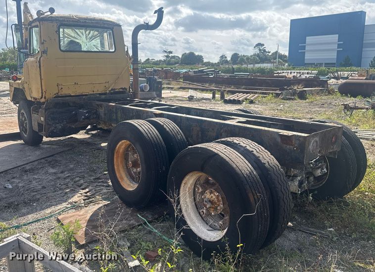 image for item EC3476 1969 Mack DM-600 truck cab and chassis