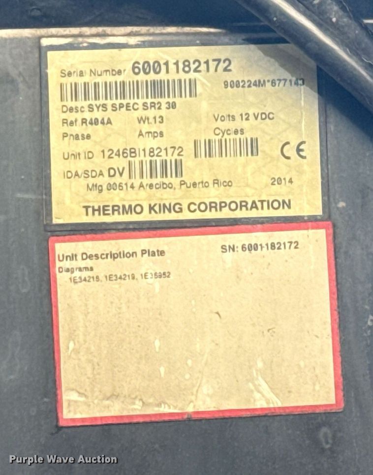 image for item EC3501 2011 Great Dane CMT-1113-11348 refrigerated van trailer