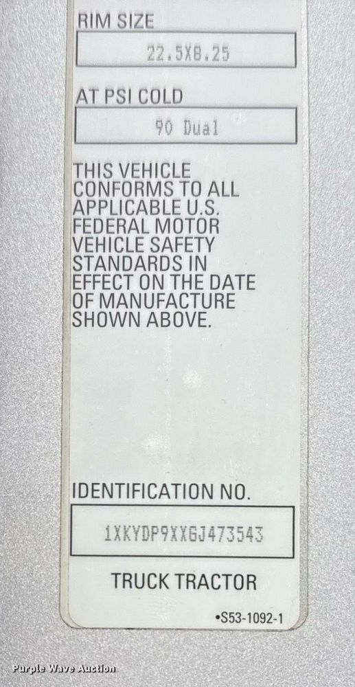 image for item EG2543 2016 Kenworth T680 semi truck