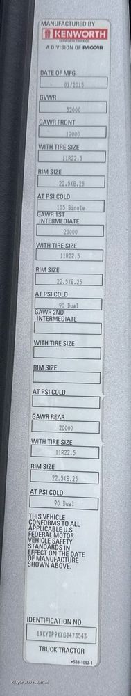 image for item EG2543 2016 Kenworth T680 semi truck