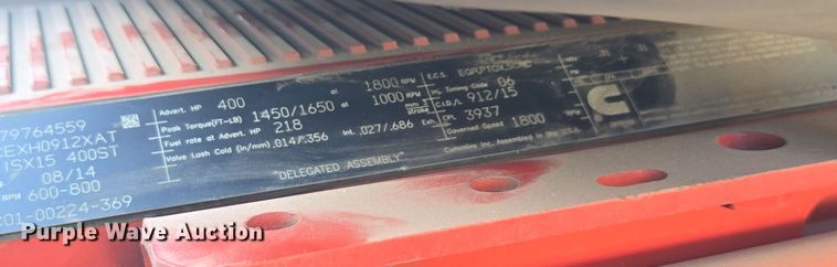 image for item EI4165 2015 Freightliner Cascadia 125 semi truck