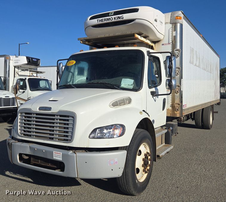 image for item EI4166 2016 Freightliner Business Class M2 106 refrigerated truck