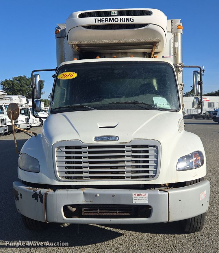 image for item EI4166 2016 Freightliner Business Class M2 106 refrigerated truck