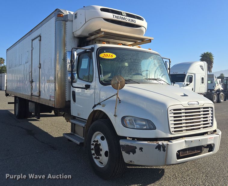image for item EI4166 2016 Freightliner Business Class M2 106 refrigerated truck