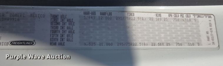 image for item EI4166 2016 Freightliner Business Class M2 106 refrigerated truck