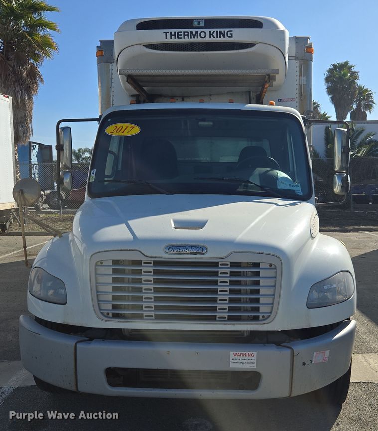 image for item EI4167 2017 Freightliner Business Class M2 106 refrigerated truck
