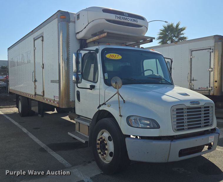 image for item EI4167 2017 Freightliner Business Class M2 106 refrigerated truck