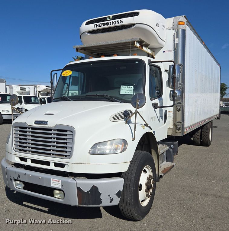 image for item EI4168 2017 Freightliner Business Class M2 106 refrigerated truck