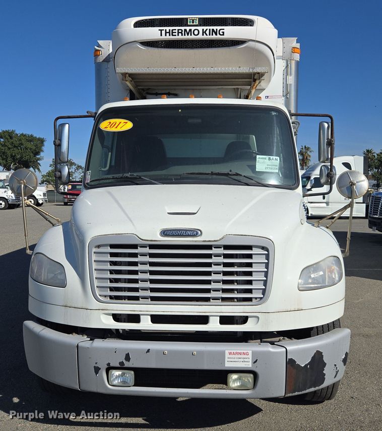 image for item EI4168 2017 Freightliner Business Class M2 106 refrigerated truck