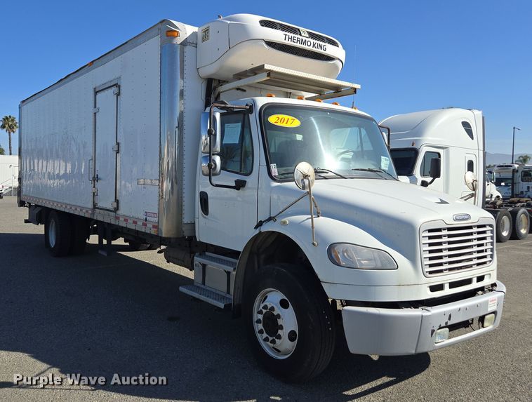 image for item EI4168 2017 Freightliner Business Class M2 106 refrigerated truck