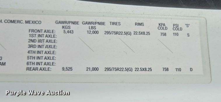 image for item EI4168 2017 Freightliner Business Class M2 106 refrigerated truck