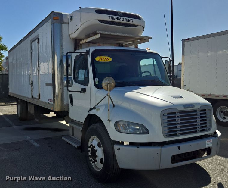 image for item EI4169 2016 Freightliner Business Class M2 106 refrigerated truck