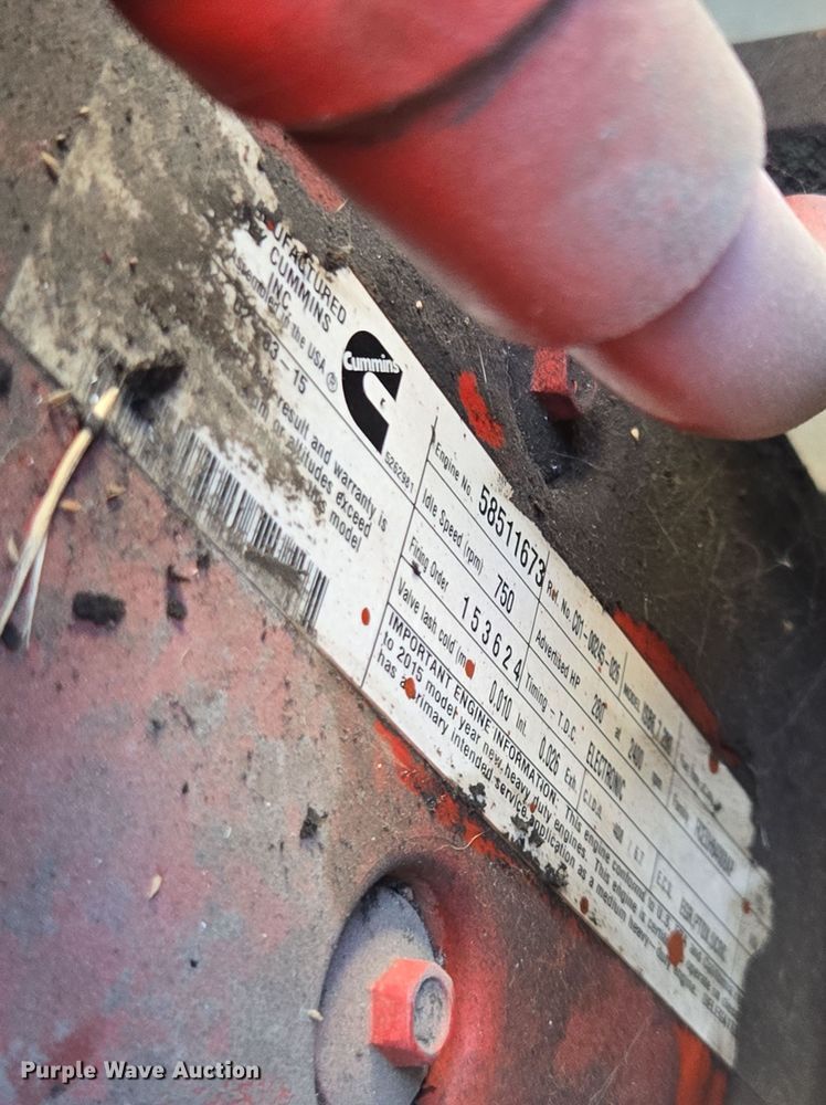 image for item EI4169 2016 Freightliner Business Class M2 106 refrigerated truck