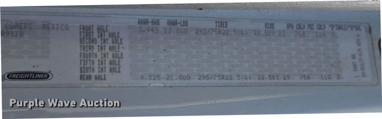 image for item EI4169 2016 Freightliner Business Class M2 106 refrigerated truck