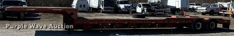 image for item EK2705 1982 Transcraft DTL-23-45 drop deck equipment trailer