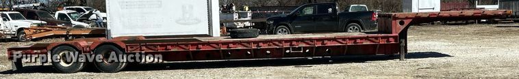 image for item EK2705 1982 Transcraft DTL-23-45 drop deck equipment trailer