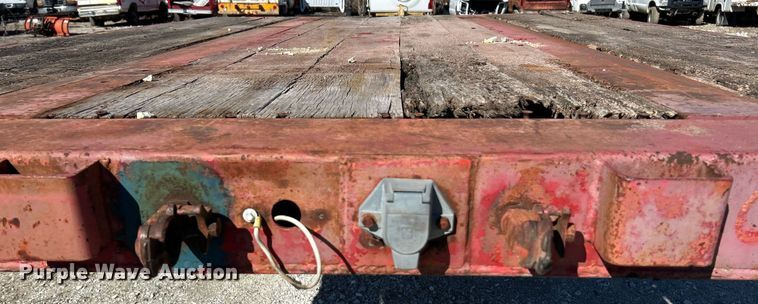 image for item EK2705 1982 Transcraft DTL-23-45 drop deck equipment trailer
