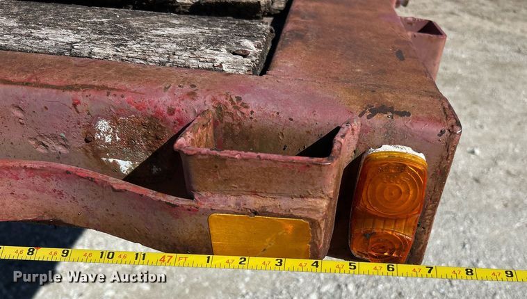 image for item EK2705 1982 Transcraft DTL-23-45 drop deck equipment trailer