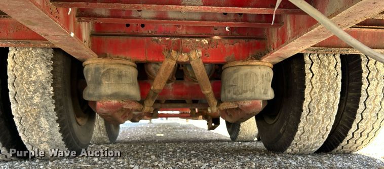 image for item EK2705 1982 Transcraft DTL-23-45 drop deck equipment trailer