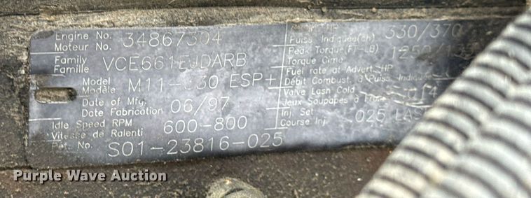 image for item EN5121 1998 Freightliner FL112 semi truck