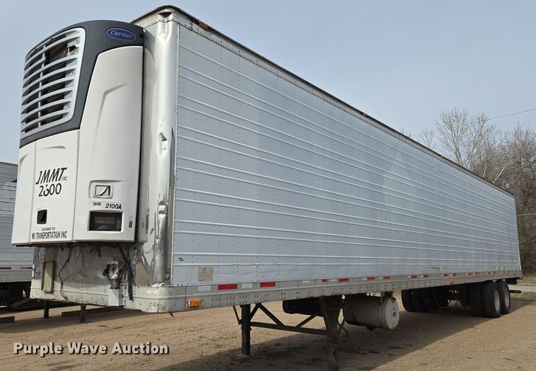 image for item EO0608 2007 Wabash refrigerated van trailer