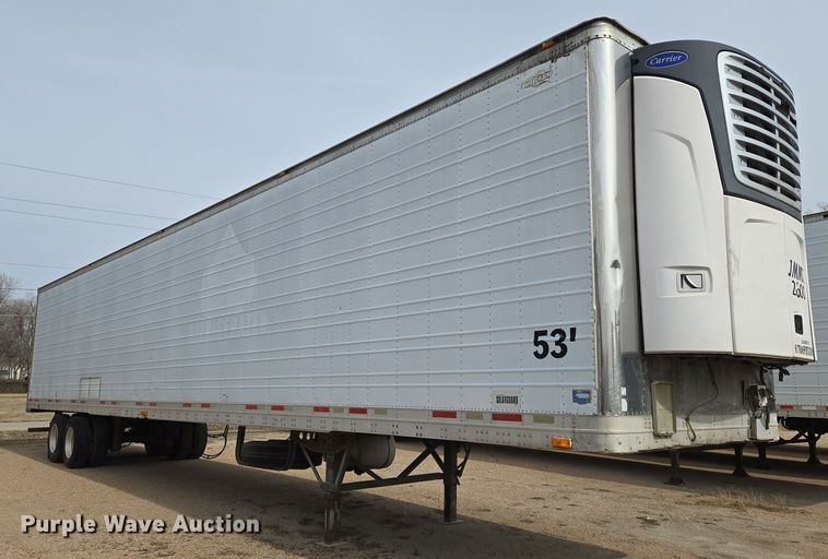 image for item EO0608 2007 Wabash refrigerated van trailer