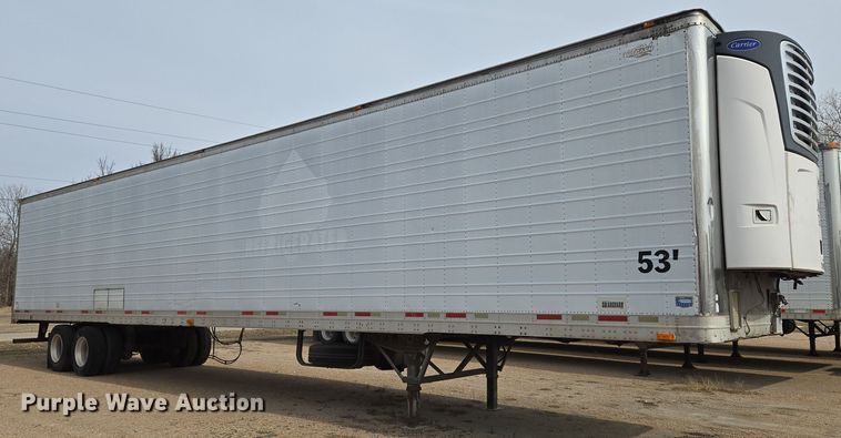 image for item EO0608 2007 Wabash refrigerated van trailer
