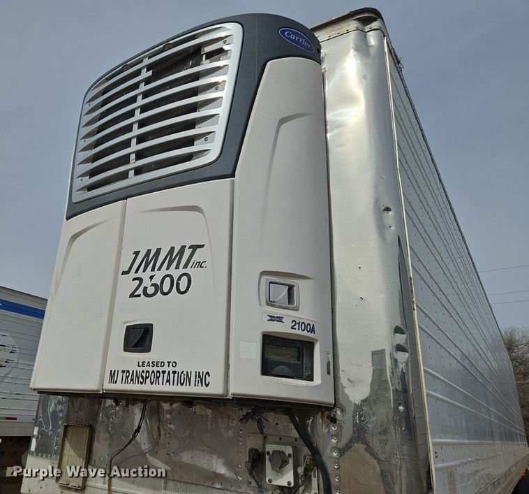 image for item EO0608 2007 Wabash refrigerated van trailer