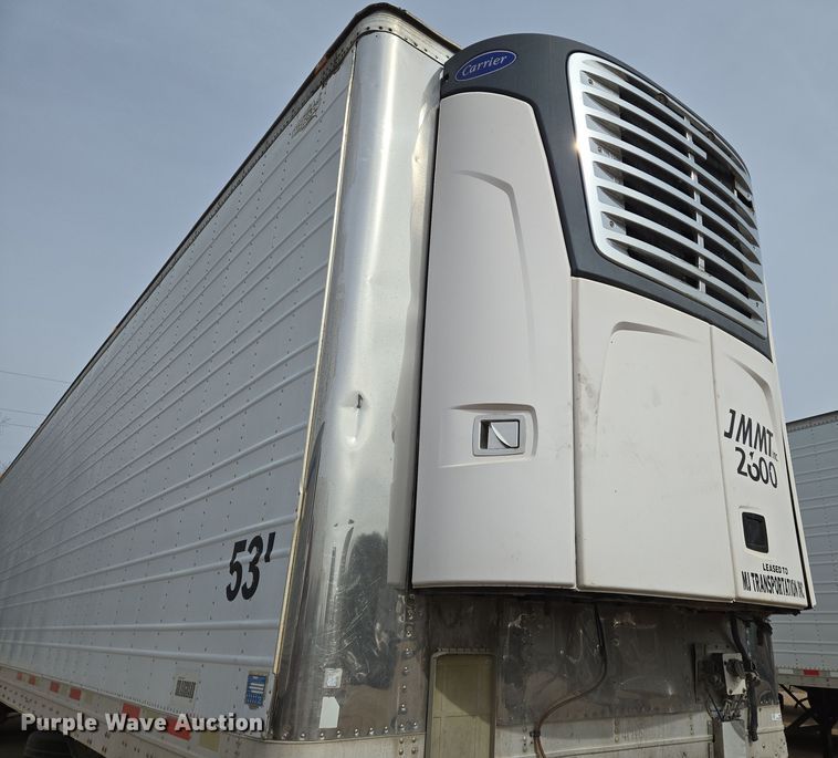 image for item EO0608 2007 Wabash refrigerated van trailer
