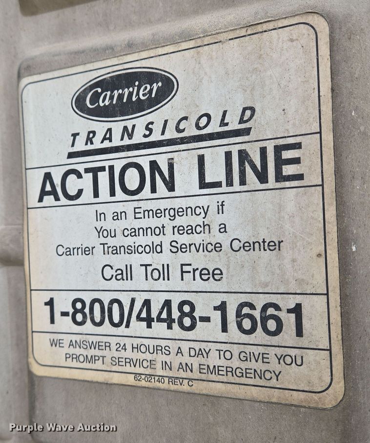 image for item EO0608 2007 Wabash refrigerated van trailer