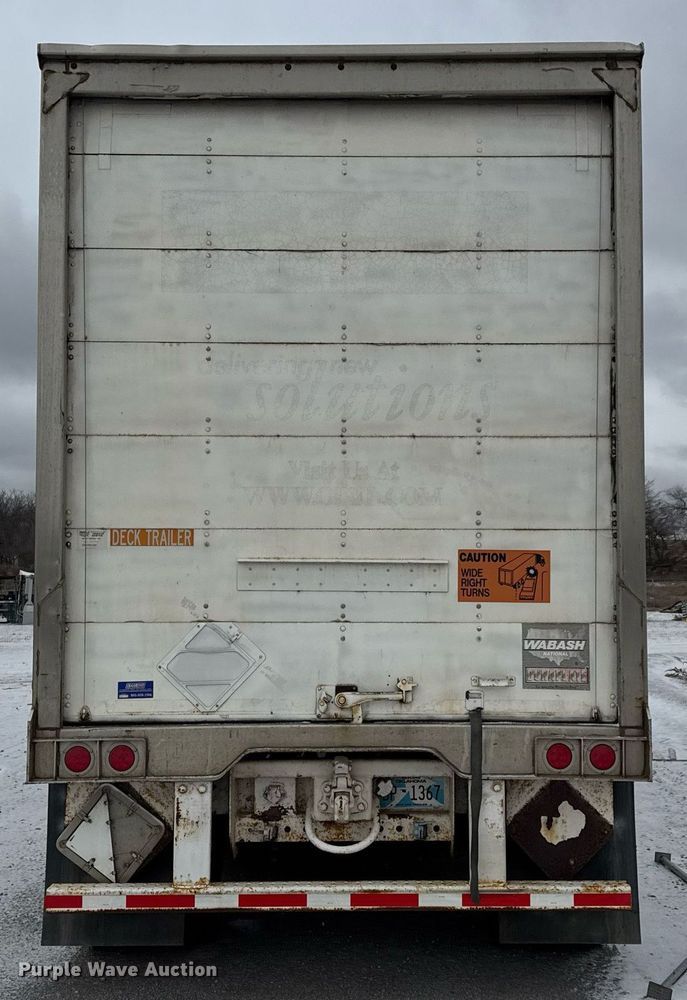 image for item EQ1030 2007 Wabash dry van trailer