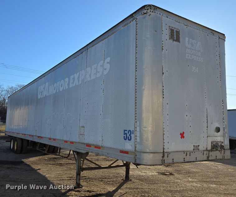 image for item EQ6721 1999 Trail Mobile  dry van trailer