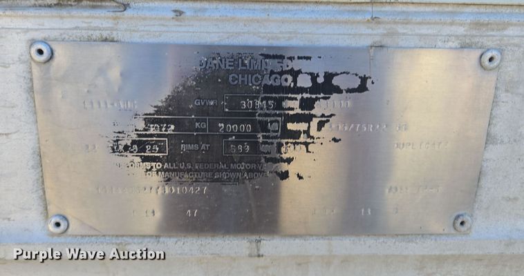 image for item EQ6726 2000 Great Dane dry van trailer