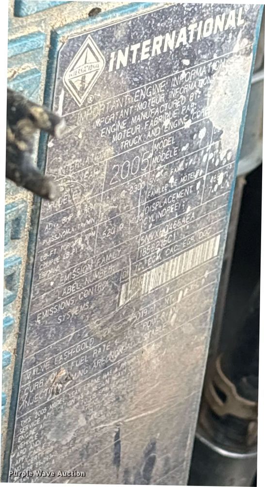 image for item EY9994 2006 International 4300 flatbed truck