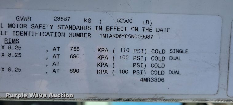 image for item NB9808 2006 Mack Vision semi truck