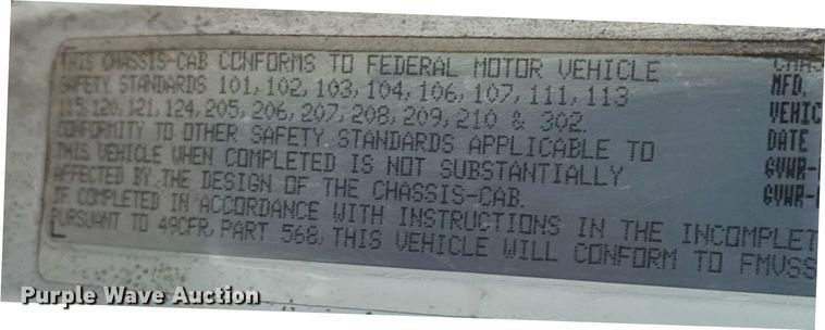 image for item NN9578 1996 Freightliner FL70 dump flatbed truck