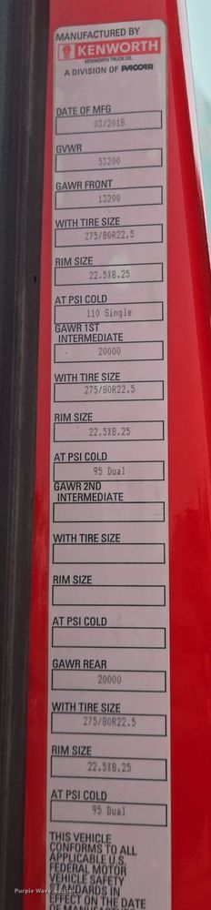 image for item YA0152 2019 Kenworth T680 semi truck