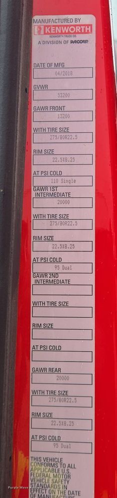 image for item YA0153 2019 Kenworth T680 semi truck