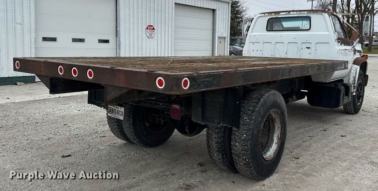 image for item DH9564 1985 GMC C7000 dump flatbed truck