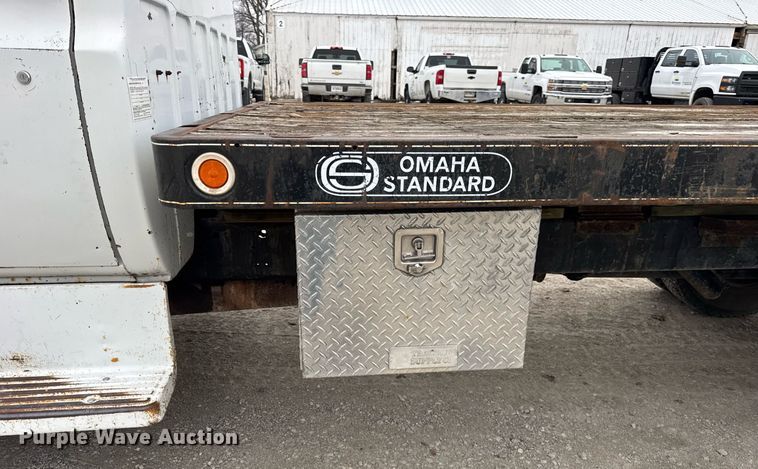 image for item DH9564 1985 GMC C7000 dump flatbed truck