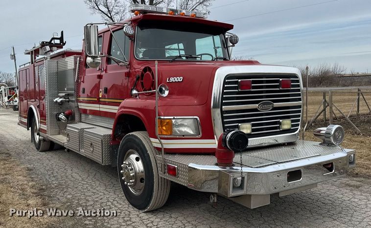 image for item DH9855 1995 Ford LS9000 pumper fire truck