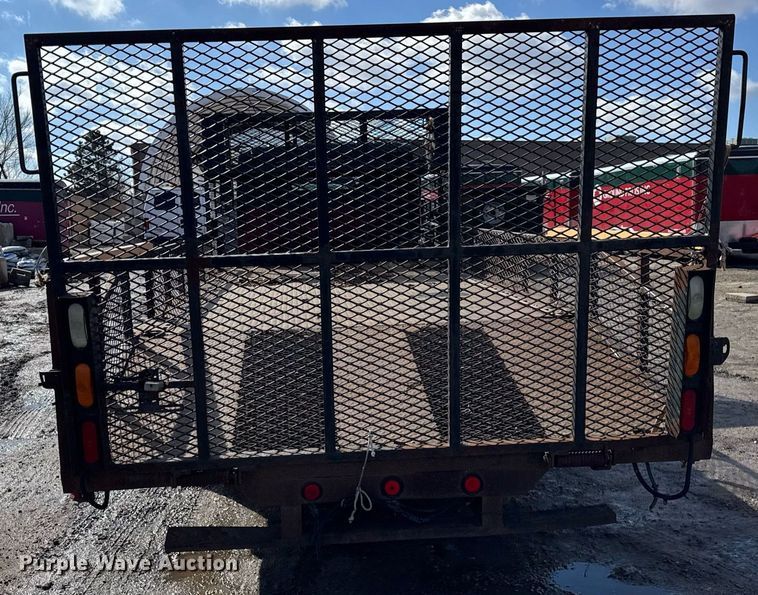 image for item DH9864 2008 Isuzu NPR HD Crew Cab flatbed truck