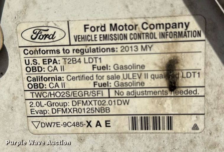 image for item DM5510 2013 Ford Transit Connect van