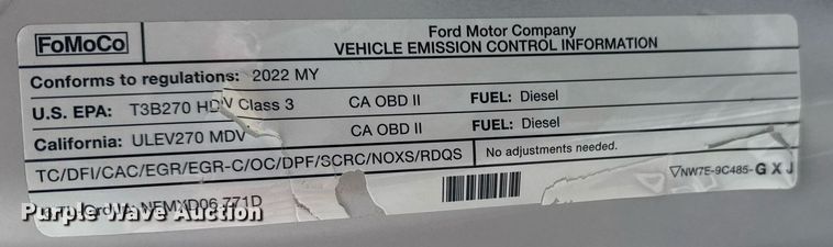 image for item DM5589 2019 Ford F450 Super Duty Crew Cab utility / service truck