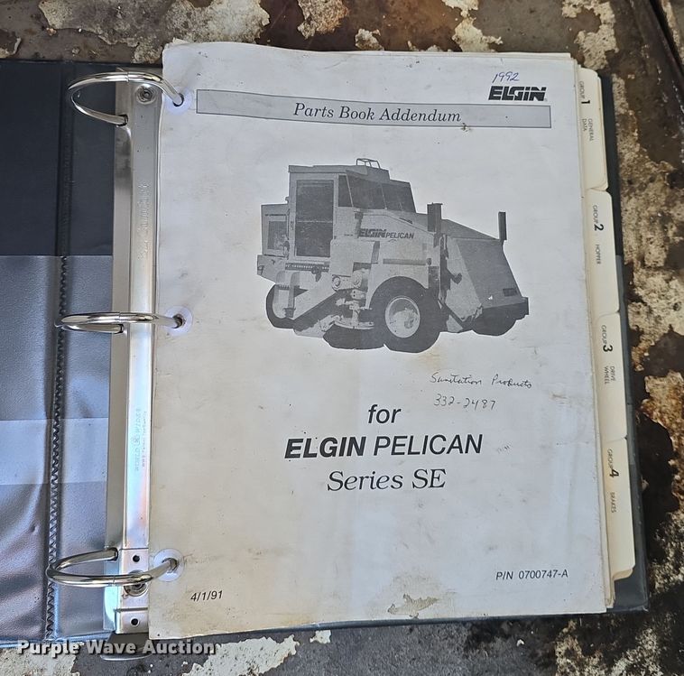 image for item DO7796 1992 Elgin Pelican Series SE street sweeper
