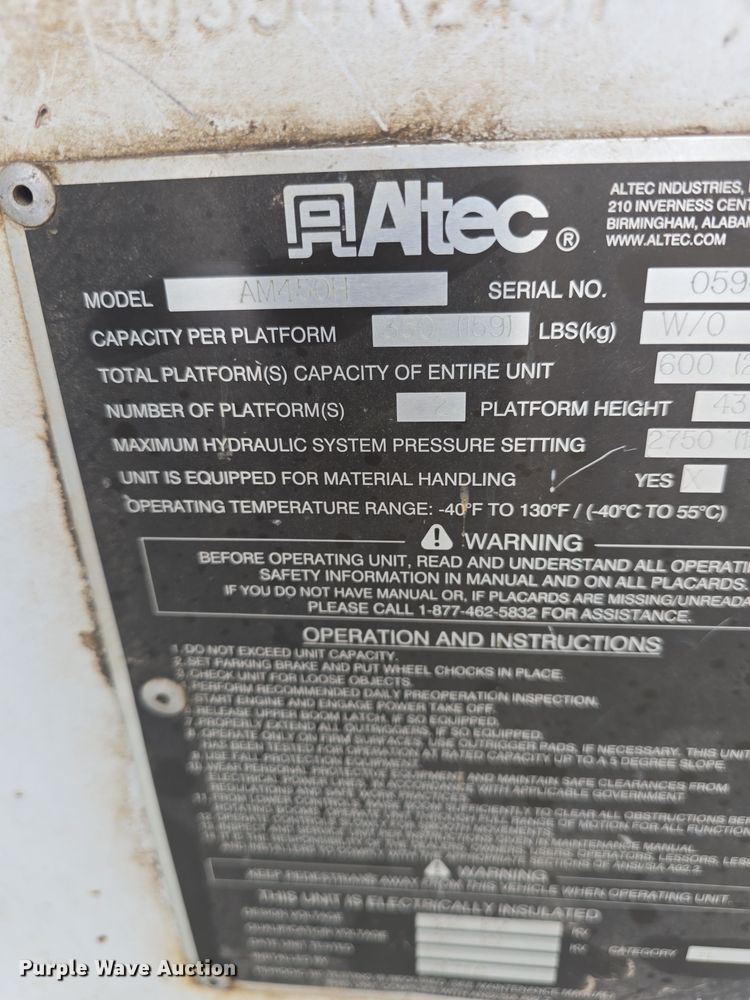 image for item DO7815 1995 Ford F800 bucket truck