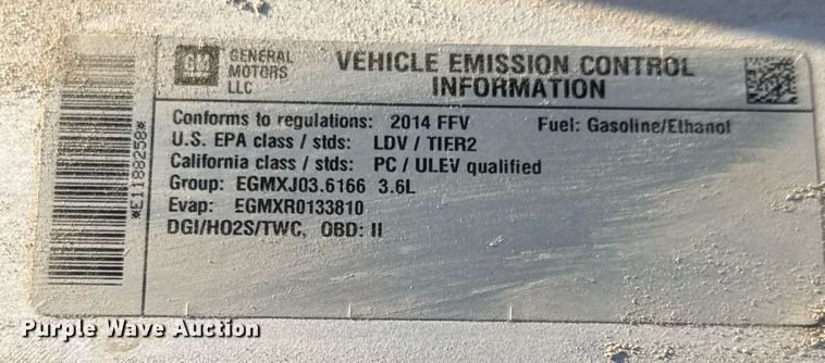 image for item DP2630 2014 Chevrolet Impala Limited 