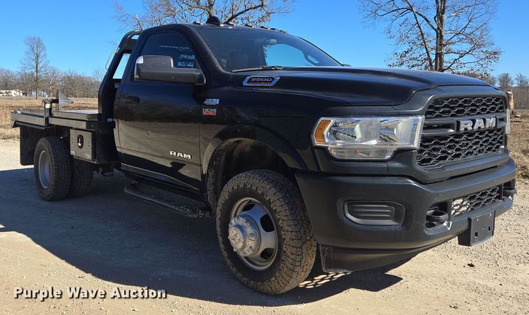 image for item DP6185 2021 Dodge Ram 3500 dump bale bed pickup truck