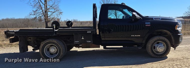 image for item DP6185 2021 Dodge Ram 3500 dump bale bed pickup truck